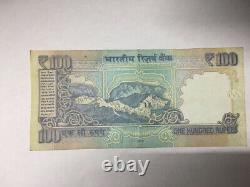 100 Rupee Indian Currency Note in 786 Series
