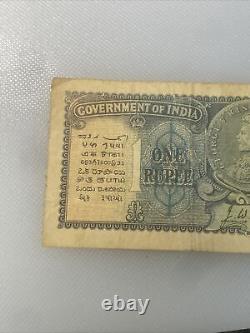1935 India One Rupee Banknote