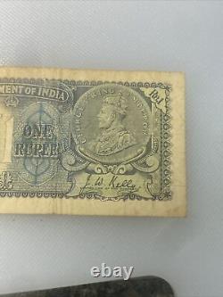 1935 India One Rupee Banknote
