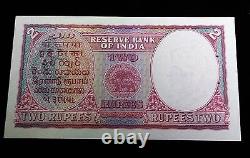 1943 India 2 Rupees Banknote (#FP-7)