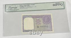 1956 Government of India 1 Rupee Currency Money Legacy Gem New 66PPQ
