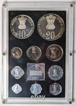 1973 India 10-Piece Silver Proof Set