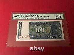 1977 India Reserve Bank 100 Rupees Pmg 66 Epq
