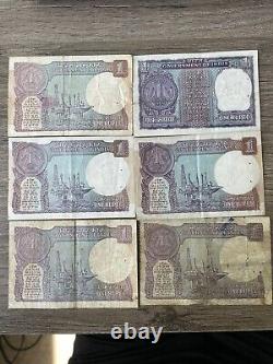 1 Indian Rupee Mixed Years Lot