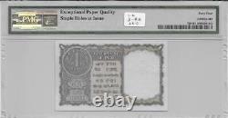 1 Re K. G. Ambegaonkar PMG 64 EPQ Pick# 72 D/29 830165 India Paper Money