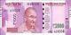 2,000 India Rupees Banknote. 2,000 Rupees 2017 Series Uncirculated Currency Note