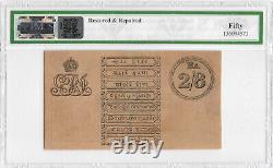 2/8 British India KGV Rs 2 annas 8, Bombay, Gubbay, 1918. REJOINED & RESTORED