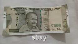 500 Rs Holy Number Note 786 Top Condition