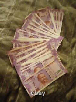 57x India 2000 Rupees, UNC