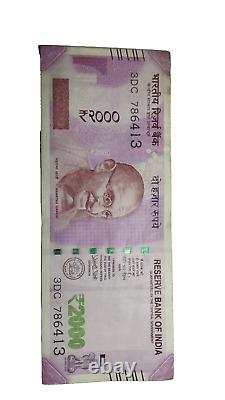 786 2000rs currency note