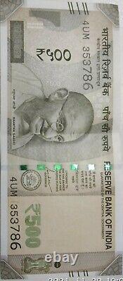 786 mentioned currency 500 Indian Rupee note