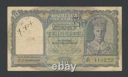 BURMA India 10 rupees 1945 Krause 28 World Paper Money