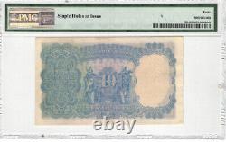 British India 10 Rupees P#16b 1928 Wmk King George V Sign J. W. Kelly Pmg 40