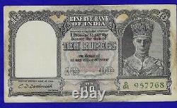 British India 3 X 10 Rupees KGVI