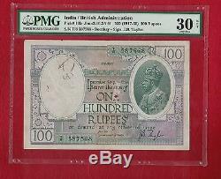 British India King George V 100 Rupees BOMBAY 1928 PICK 10