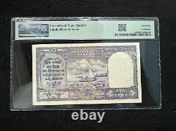 British India, PMG 65 EPQ GEM UNC Rupees 10 Pick #24 C. D. Deshmukh