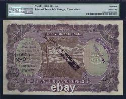 British India Rs 1000, sign J B Taylor. Pmg 35 payment refused stamped