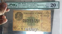 British India rupees 2 annas 8, cawnpore circle, Extremely Rare