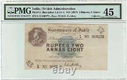 British india rupees 2 annas 8, lahore extremely rare 2/8