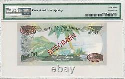 Central Bank East Caribbean States $100 ND(1986-88) Specimen PMG 67EPQ