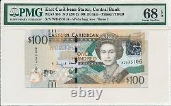Central Bank East Caribbean States $100 ND(2015) PMG 68EPQ