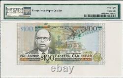 Central Bank East Caribbean States $100 ND(2015) PMG 68EPQ