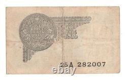 Extreme Rare 1940 J. W. Kelly One Rupee Note British india George V Note G5-52