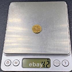 Gold Coin Kushan Empire Vasu Deva II, Dinar, 290-310, EF, G, Old (15.66mm.)
