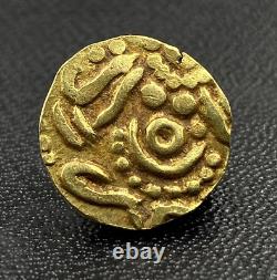 Gold Coin Kushan Empire Vasu Deva II, Dinar, 290-310, EF, G, Old (15.66mm.)
