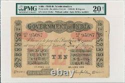 Government of India India 10 Rupees 1919 PMG 20NET