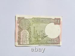 INDIAN 1 RUPEE Note Bank BILL Circulated from INDIA Hard 2 Find SEE MORE AUCTION