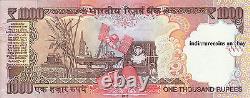 INDIA 1000 RS Tactile Mark Novel Number 2015 No Inset Paper Money Note UNC NEW