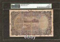 INDIA 1000 RUPEES P12 1928 KARACHI Only Known to Exist RARE KING GEORGE V PMG15