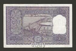 INDIA 100 Rupees 1962-67, P-45, Sign Bhattacharya, Excellent Original VF, Crisp