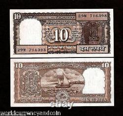 INDIA 10 RUPEES P-60 A 1997 x 100 Pcs FULL BUNDLE BOAT UNC INDIAN MONEY LOT NOTE