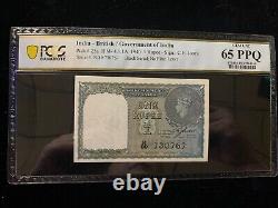 INDIA 1 Rupee 1940 - PCGS Gem UNC 65ppq (947063-07)