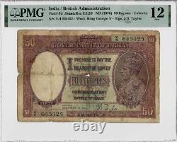 INDIA 50 RUPEES P-9 1930 George V PMG few Known to exist RARE Indian Money NOTE