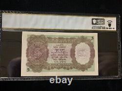 INDIA 5 Rupees 1937 - PCGS ch. UNC 63 (947063-04)
