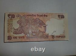 - INDIA PAPER MONEY- 46'MG' NOTES RS. 10/- NIL YEAR TO 2018 5 SIGNS # EHi1A