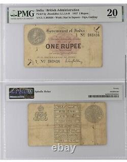 INDIA -P-1 1Rs KGV ND1917 Rare LAHORE