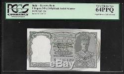 INDIA Paper Money WWII Era 5 Rupees (1943) P23a PCGS 64PPQ