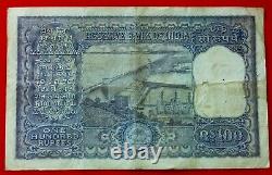 India 100 Rupees 1957-62, P-45, Vf