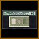 India 10 Rupees, 1969 P-68a Signature# 76 S/N 166937 PMG 66 EPQ