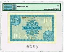 India 10 Rupees ND (1917-30) Pick 7b Jhun3.7.2 PMG Very Fine 30