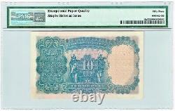 India 10 Rupees ND (1928-35) Pick 16a Jhun3.8.1A-B PMG About Unc. 53 EPQ