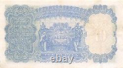 India 10 Rupees ND. 1937 P 19a Series F/19 Circulated Banknotes TX12
