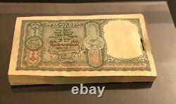India 1964 5 Rupees, Pick#35a Half Bundle, 50 Consecutive Notes