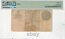 India 1 Rupee 1917 P-1g PMG Very Fine 25 WMK Star in Box Sign Gubbay
