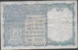 India 1 Rupee 1940 Series With90 Kg. G. VI Circulated Banknote QZ34