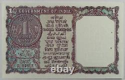 India 1 Rupee 1965 P-76b Bhoothalingam Signature Letter B. UNC